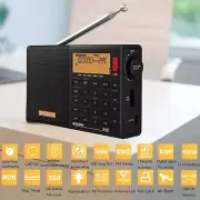 SIHUADON D808 Digital Portable Radio AM/FM Stereo/SW/MW/LW Multi Band Speaker