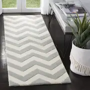 Safavieh Chatham GREY / IVORY 2'-3" X 15' Runner - CHT715E-215
