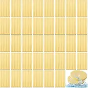 Foaincore 600 Pieces Compressed Facial Sponge Round Facial Sponge for Estheticians Face Sponges for Cleansing Face Wash Sponges Disposable Sponges for Women Spa Exfoliating Cleansing(Yellow)