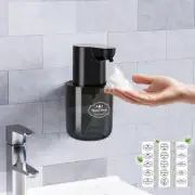 Wall Mounted Automatic Soap Dispenser 13.5oz/400ml Rechargeable Foaming Soap ...
