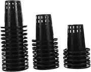 JOINPAYA 50pcs Hydroponics Net Pots Plastic Planting Baskets for Hydroponic Systems for Pots and Garden Containers