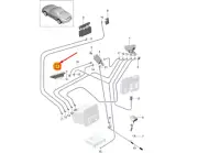 PORSCHE BOXSTER Spyder 981 LH A-Pillar Antenna Amplifier 99164712700 NEW GENUINE