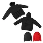 11 Areas Electric Heating Jacket Sprots Thermal Clothing Heatable Cotton Coat DL