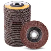 20PCS Flap Discs 4 1/2 for Angle Grinder, 40 60 80 120 Grit Sanding Disc, 4.5...