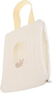 SHOWERORO Wet Wipe Pouch Reusable Travel Wet Wipe Bag with Cute Embroidered Bunny Design Container for Busy Parents and Spacious Capacity