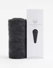 Masterweave Windermere Alpaca Scarf - Grey/Black Marle