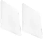 KALLORY 2pcs Box File Storage Box Paper File Folder Organizer Envelopes Folders Office Desk Organizer Document Case Storage Boxes Storage Basket Cardboard Boxes Stationery Transparent Pp