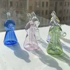 MINI Cute Glass Hookah Pyrex Water Pipe Smoking Tobacco Bubbler W/Bowl &2 Tube