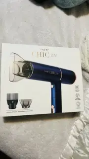 TYCHE CHIC SLIM FOLDABLE DRYER BLUE 120v/ 1200 Watts NIB