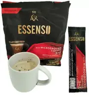 LOR Essenso Microground Instant Coffee 3 in 1 Smooth Aromatic 25 g X 13 Sticks