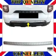 Chrome Rear Bumper Protector BRUSHED S.STEEL For DACIA DUSTER 2018-UP