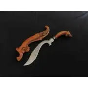 Ethnic Kujang West Java Indonesian Handmade Keris Kris Knife Pencak Silat Tiger