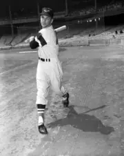Tito Francona 1956 2 Baltimore Orioles Baseball Old Photo
