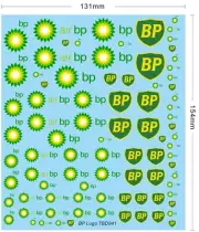 1/12 1/18 1/20 1/24 1/43 1/87 Waterslide Decals for BP Conversions Decal TBD941