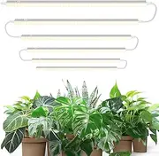 Barrina T5 2FT Grow Lights, Yellow Plant Growing Lamp, 60W(6 x 10W), Full Spectrum LED Grow Light Bulbs, Linkable Grow Light for Indoor Plants, Greenhouse, Plug and Play, 6 Packs