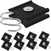 ASAKKURA 10 Sets Rv Hitch Awning Light Clips Rv Hooks Rv Outdoor Hanger Awning Accessories Rv Hanger Pickup Truck Awning Hooks Rv Awning Hook for Lights Awning Ring Hook Rv Sunshade Hook