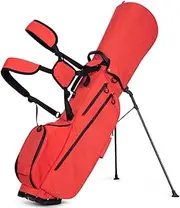 PP-Kic Golf Stand Bag, Standard Golf Course Golf Bag Bag, Lightweight Storage Golf Cart Bag, Golf Cycling Cart Bag, Par 4, Suitable for Driving Range