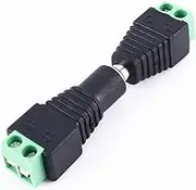 ORFOFE Male Female Dc Power Connectors 5pcs Each Strip Light Power Cable CCTV Camera Accessory Easy Install