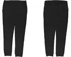 $198 Polo Ralph Lauren Men's Black Solid Cotton Flat Front Casual Pants, Size L