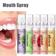 Oral Spray Litchi Peach Flavor Mouth Freshener Deodorant Portable Fresh Breath