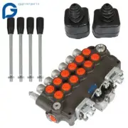 21 GPM 6 Spool Hydraulic Backhoe Directional Control Valve w/ 2 Joysticks