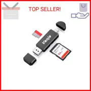 Vanja SD Card Reader, Micro SD to USB OTG Adapter Micro USB Portable Memory Card