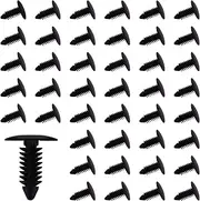 Kinstecks 100PCS Bumper Fastener Rivet Clips 7mm Hole Push Retainer Bumper Fender Shield Clips Push Pins Bumper Clips Rivets Retainers Screw for Car Auto Fender