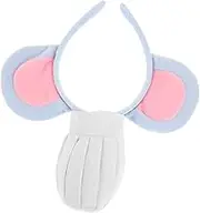GAROZATION Mouse Headband Pink Adults Rat Ears Costume Blue Rat Costume Adult Cosplay Mouse Ears Headband Halloween Plush Women Woodland Has Christmas Hats for Party Hats Cloth Sky-blue