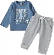 [AMAWMW] Newborn Baby Boy Summer Outfit Short Sleeve T-Shirt Solid Pants Toddler Infant Baby Boy Shower Gifts Essential Stuff