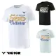 【VICTOR 勝利體育】戴資穎500勝紀念T-shirt 中性款(T-TTY500 A白/C黑/G碧水綠)