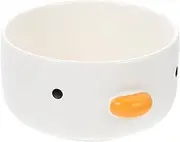 BEBEMOKO Lovely Ceramic Bowl for Dessert and Rice Cute Chick Design for Home Hotel and Parties and Multifunctional Food Storage Container for All Occasions