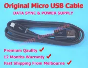 Original Samsung USB Adapter Cable Data Sync Power For Galaxy M01 A01 Core Black