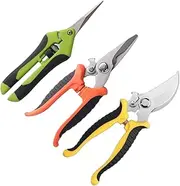 Garden Scissors | Gardening Shears Garden Scissors | Heavy-Duty Ergonomic Clippers Tools for Outdoor Trimming Vegetable Grass Tree Flower Plant Use