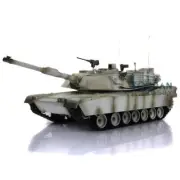 2.4G 1/16 Henglong 7.0 Plastic M1A2 Abrams RTR RC Tank 3918 Barrel Recoil Snow