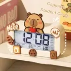 Charging Alarm Clock Portable Electronic Clock Cute Student Clock