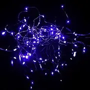 KARSUM Fairy Lights 16FT/5M Indoor String Lights 8 Memory Modes and 6-18 Hours Timer for Bedroom, Christmas, Party, Wedding,Birthday Party Outdoor Indoor Decoration (Purple)