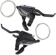 3x7 Bike Shifters Set Gear Brake Shifter Combo Lever Speed 1 Pair