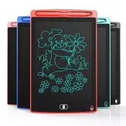 LCD Drawing Tablets Black 40 Count 8.5" Portable LCD Writing Erasable Notepads