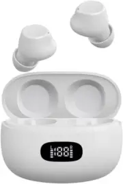 BD&M Wireless Earbuds, Bluetooth Headphones, TWS Earphones In-Ear Ear Buds Built