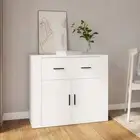 Sideboard White 80x33x70 cm Engineered Wood vidaXL