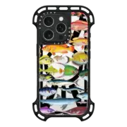 iPhone 16 Pro Ultra Bounce Case MagSafe Compatible Fish Rainbow