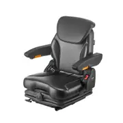 VEVOR Forklift Seat Fold Down Tractor Suspension Seat Adjustable Back & Headrest