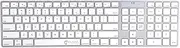 ELSRA USB Wired Full Size Keyboard 110 Key Numeric Keypad Mac KB-801 (White)
