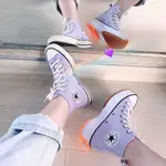 預購 新款 CONVERSE RUN STAR 厚底 鋸齒 芋香紫 國外限定