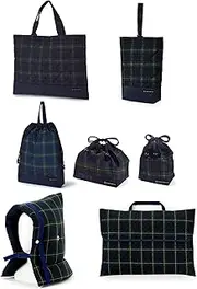COLORFUL CANDY STYLE NU400300 School Entrance School Entrance 7-Piece Set, Lesson Bag, Shoe Case, Drawstring Gymnastics Clothes Bag, Lunch Bag, Cup Bag, Small Items, Disaster Preparedness Headband,