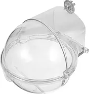 LIGHTAOTAO Parrot Shower Box Durable Hanging Bathtub for Birds Easy to Install Safe Smooth Edges for Lovebirds Canaries and Parakeets Bird Cage Accessory