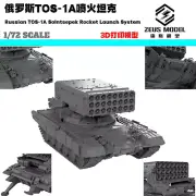 3D Printed 1/72/87/144 Russian TOS-1A Spitfire Tank Unpainted Model Kit