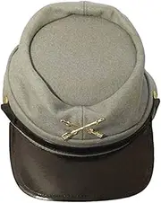 Company Civil War Wool Lined Kepi Hat - Gray, Grey
