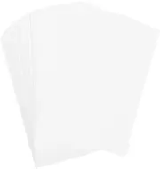 Happyyami 100pcs White Cardstock Blank Index Cards Perfect for Note Taking Learning Flashcards and Art Projects