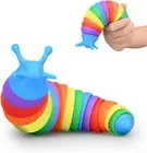 3D Printed Slug Fidget Toy, Fidget Slug Articulating Stim Toy, Flexible Artic...